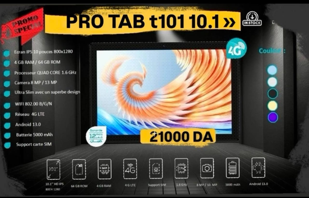TABLETTE DTECH PRO TAB T101 10 4GO 64GO DOUBLE PUCE 4G LTE DEYSTORE TABLETTE DTECH PRO TAB T101 10 4GO 64GO DOUBLE PUCE 4G LTE DEYSTORE
