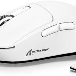 SOURIS ATTACK SHARK X3 WIRELESS BT5.4+2.4G+WIRED 49G WHITE