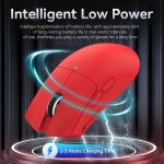 SOURIS ATTACK SHARK X11 WIRED+2.4G+BT / CHARGING DOCK RED – Image 5