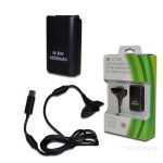KIT CHARGEUR +BATTERIE MANETTE XBOX 360