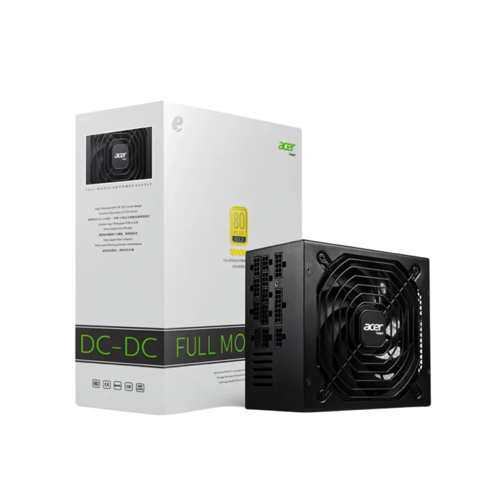 Photo00003464 ALIMENTATION ACER EMACHINES AC1000 1000W 80 PLUS GOLD BLACK FULL MODULAIR – Image 1