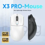 SOURIS ATTACK SHARK X3 PRO BT5.4+2.4G 8K BLACK – Image 2