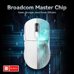 SOURIS ATTACK SHARK X3 PRO BT5.4+2.4G 8K WHITE – Image 2