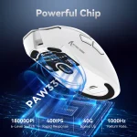 SOURIS ATTACK SHARK R1 2.4G+BT5.2 DUAL SHANNEL BLACK – Image 6