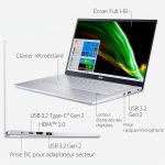LAPTOP ACER SWIFT 3 RYZEN 7 5700U 16GB 512 SSD 14 FHD – Image 4