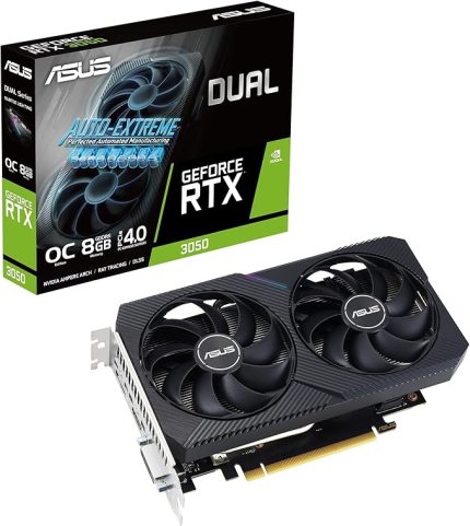 CARTE GRAPHIQUE ASUS DUAL MINI RTX 3060 TI 8GB