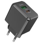 CHARGEUR HOCO CS14A 20W TYPE C + USB-C 1.M/3.2FT DUAL PORT